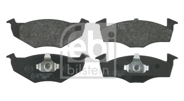 FEBI BILSTEIN Комплект тормозных колодок, дисковый тормоз 16044